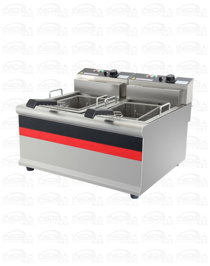 臺(tái)式雙缸雙篩電炸爐 - IDZL-904 臺(tái)式雙缸雙篩電炸爐 - IDZL-904